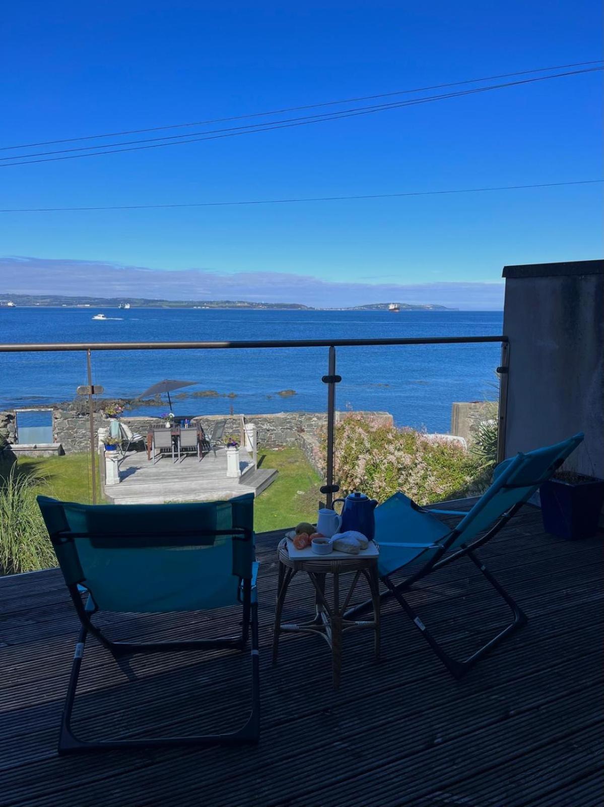 Splash Cottage Beach House With Sea Lapping Garden 班戈北爱尔兰 外观 照片